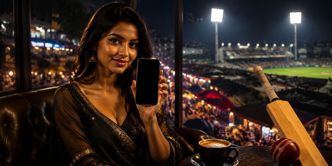 খুলনার নাইট মার্কেটে রাতে মোবাইলে ক্রিকেট বেটিং করছেন একজন ব্যবহারকারী