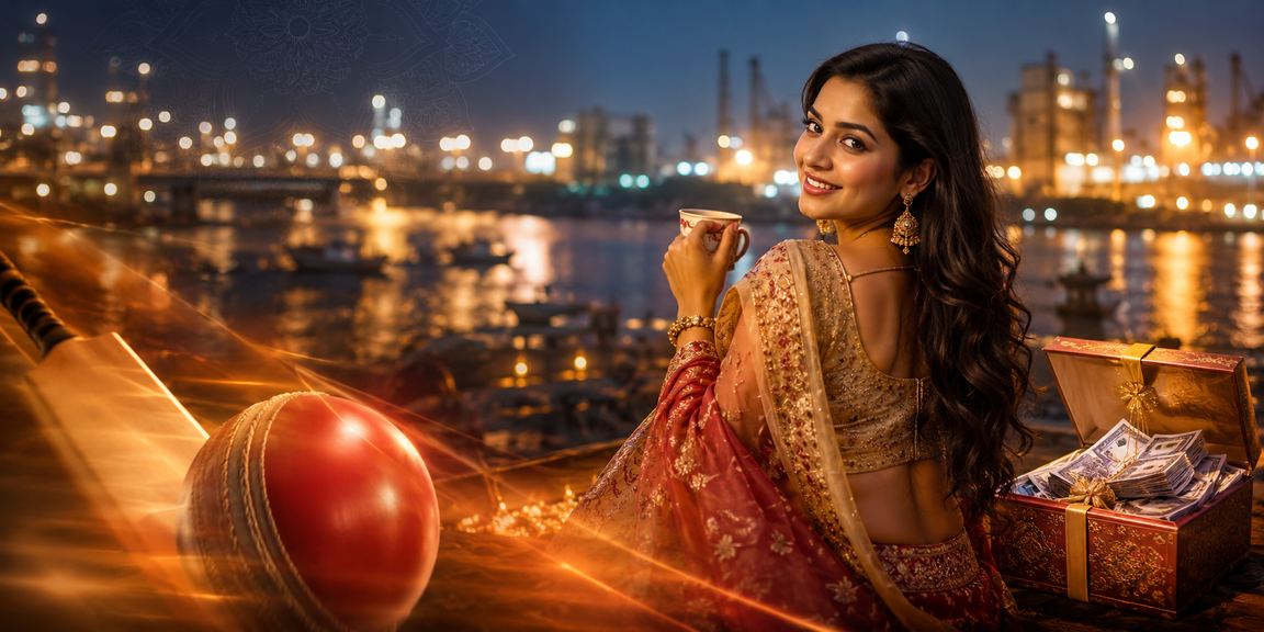 নারায়ণগঞ্জে একজন বাংলাদেশি মডেল মোবাইলে ক্রিকেট বেটিং করছেন